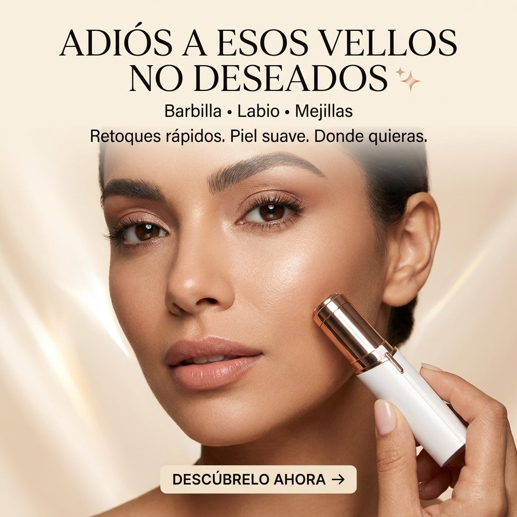 ¿Vellitos en tu rostro? Elimínalos en segundos.