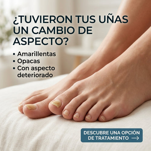 ¿Uñas amarillas, gruesas o quebradizas?