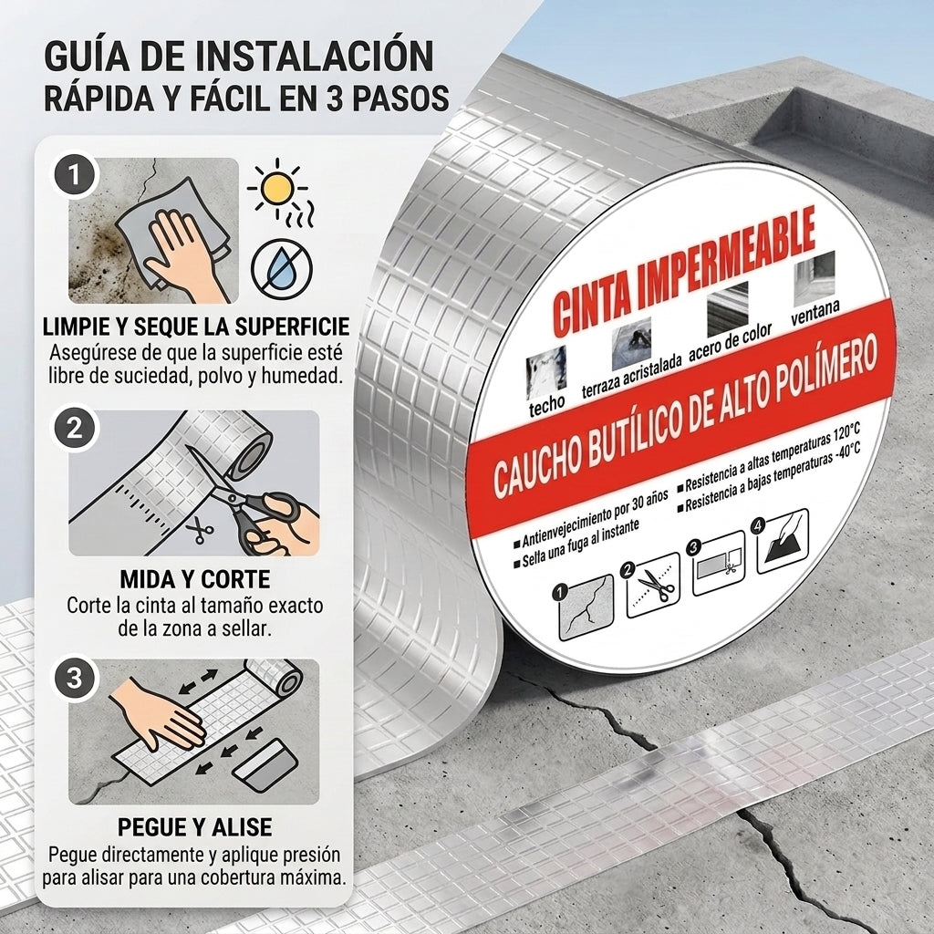 ¡Sella la gotera antes de que se convierta en un problema mayor! Pack 2 Unid.