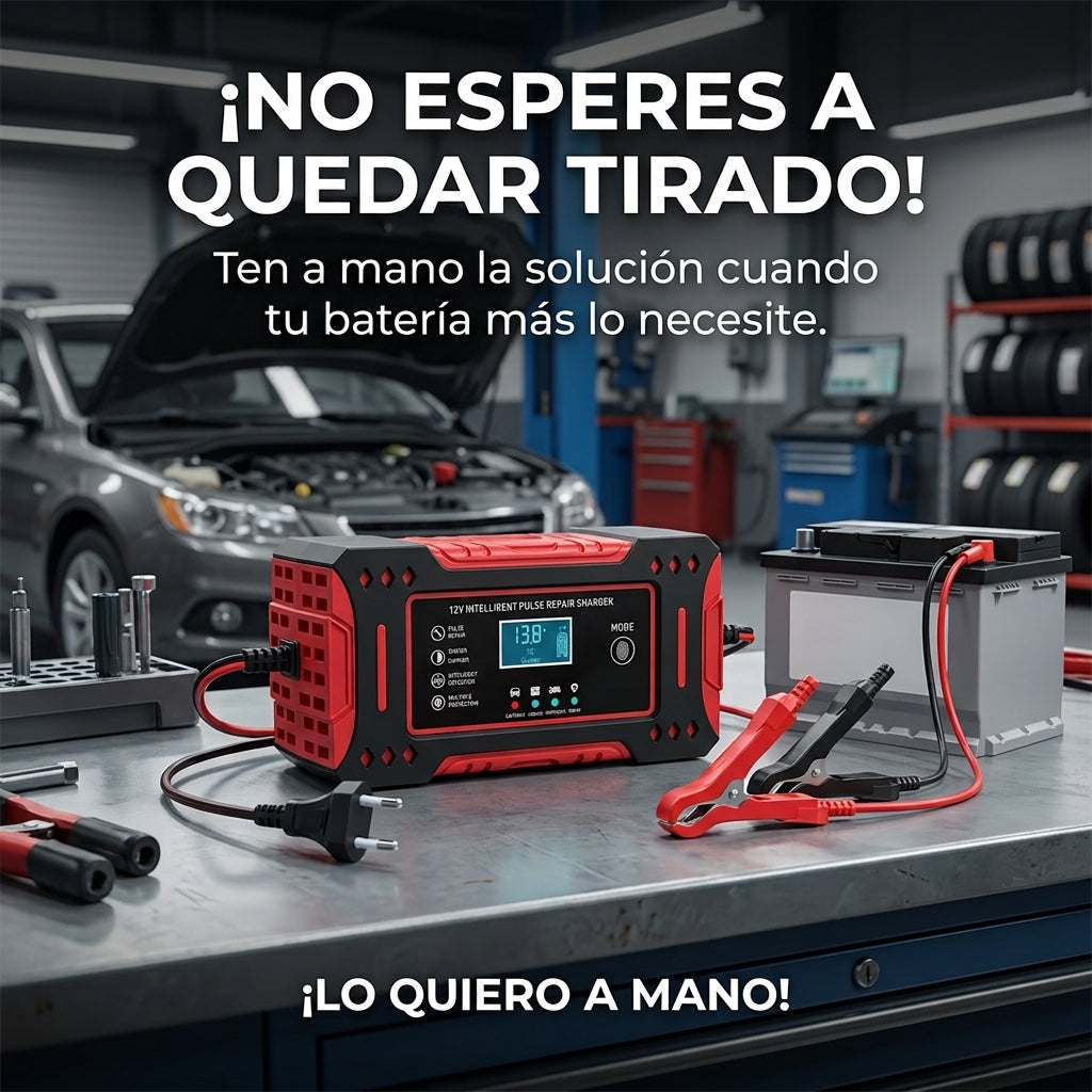 ¿Tu batería se descarga? Recárgala y mantenla lista para cuando la necesites.