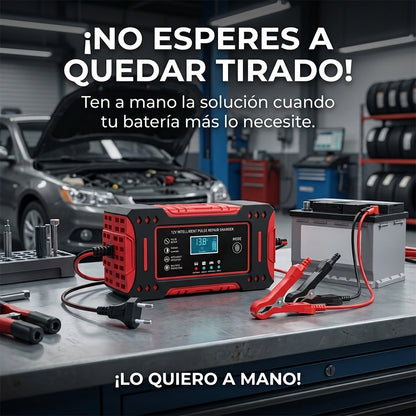 ¿Tu batería se descarga? Recárgala y mantenla lista para cuando la necesites.
