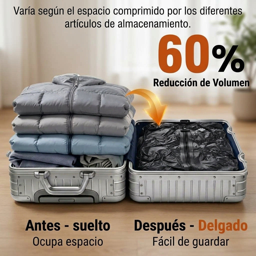 TravelBag™ Lleva más en tu maleta, sin necesitar más espacio.