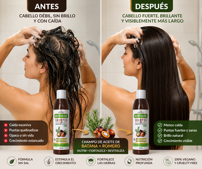 Shampoo Batana Crecimiento Cabello