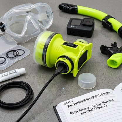 🌊 DIVING LIGTH PRO™. LINTERNA DE BUCEO PROFESIONAL.