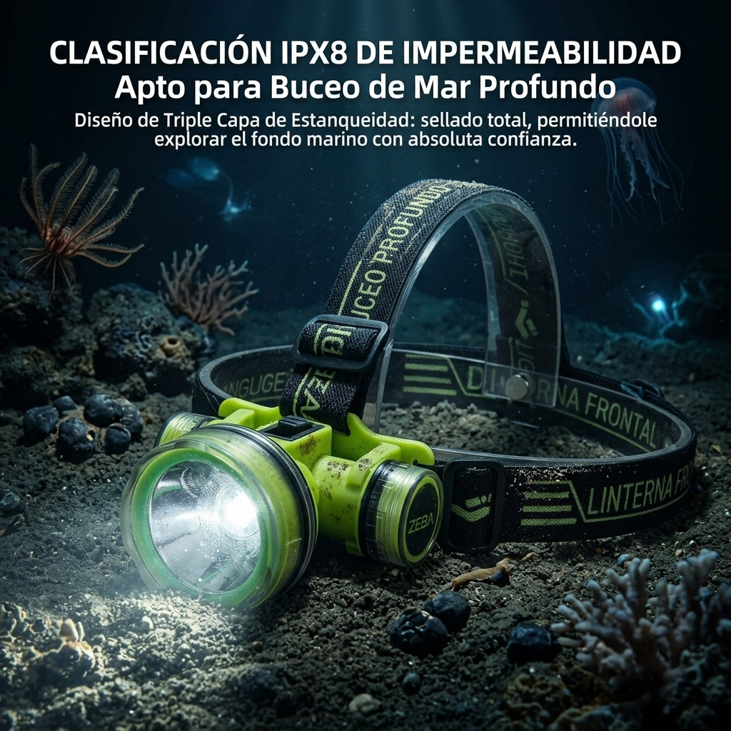 🌊 DIVING LIGTH PRO™. LINTERNA DE BUCEO PROFESIONAL.