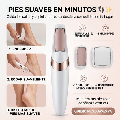 Pies suaves y sin callos desde el primer uso