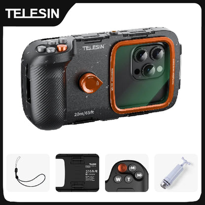 Funda impermeable para teléfono TELESIN. Buceo y deportes náuticos