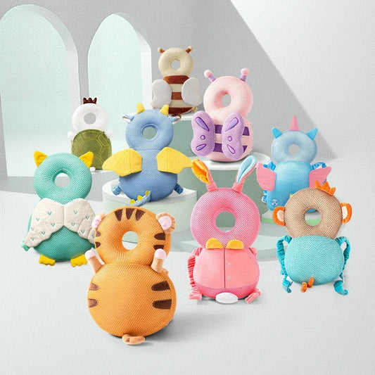 Mochila protectora de cabeza para bebés