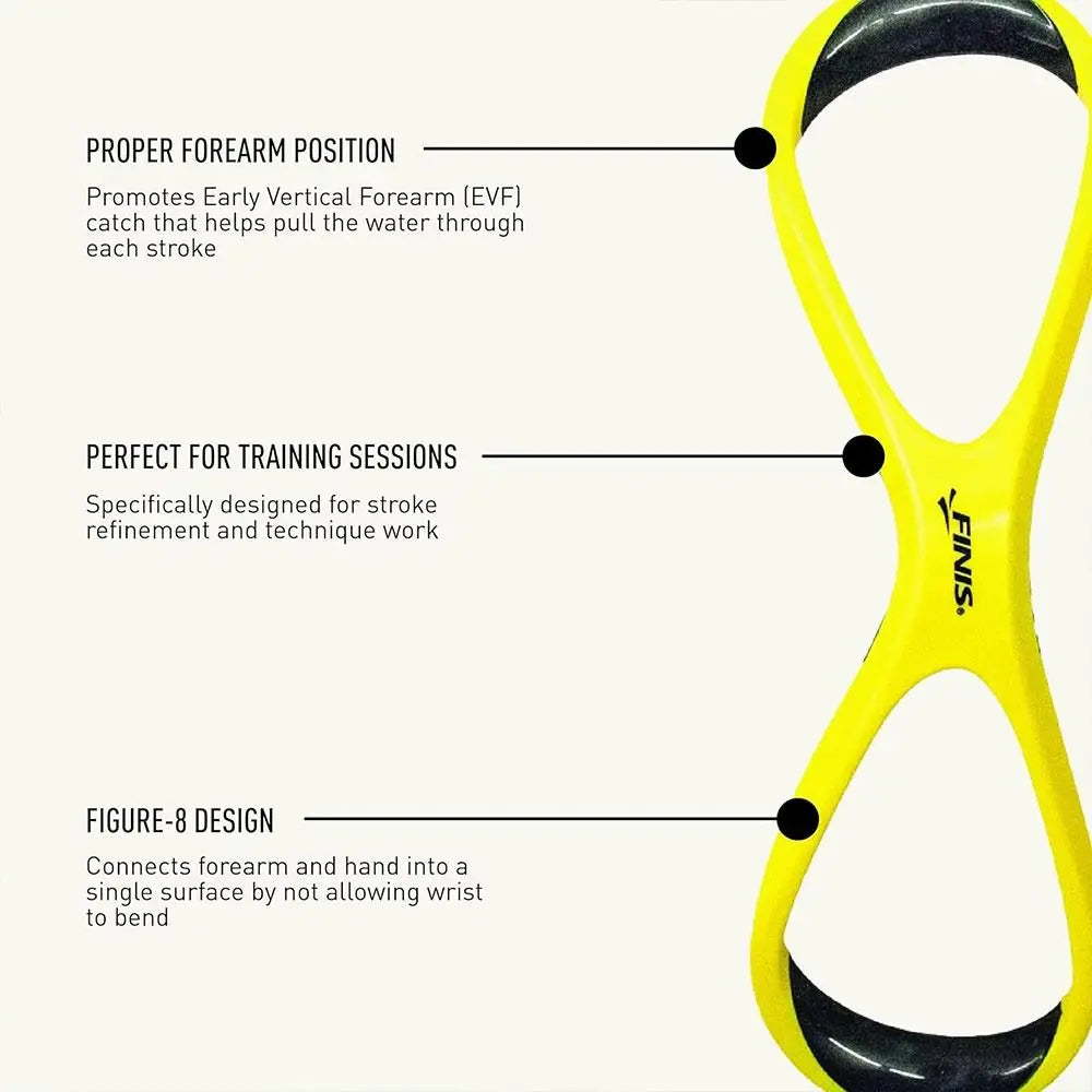 Entrenador de natación ergonómico en forma de 8
