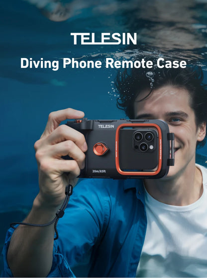 Funda impermeable para teléfono TELESIN. Buceo y deportes náuticos