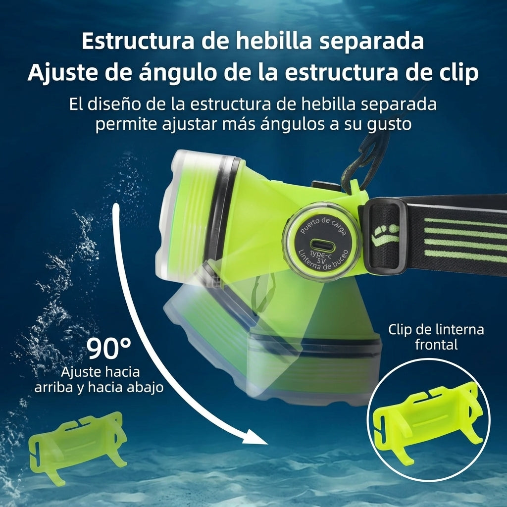 🌊 DIVING LIGTH PRO™. LINTERNA DE BUCEO PROFESIONAL.